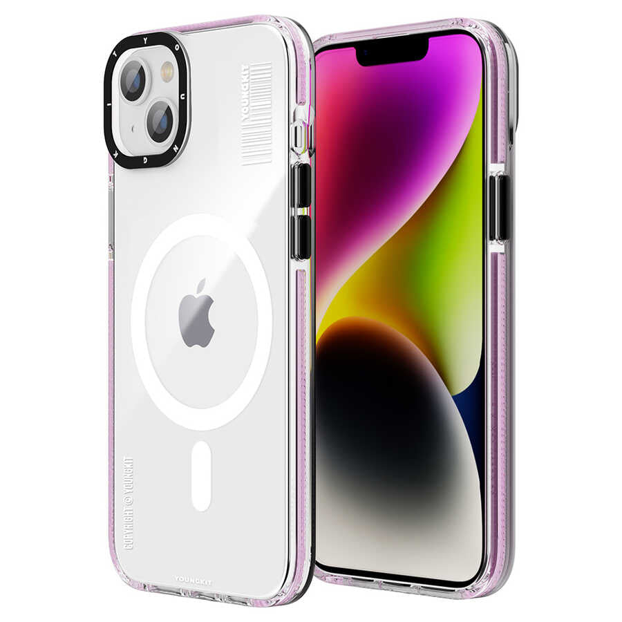 YoungKit Exquisite Serisi iPhone 14 Plus Magsafe Şarj Özellikli Telefon Kılıfı - 1 YoungKit Exquisite Serisi iPhone 14 Plus Magsafe Şarj Özellikli Telefon Kılıfı - 1